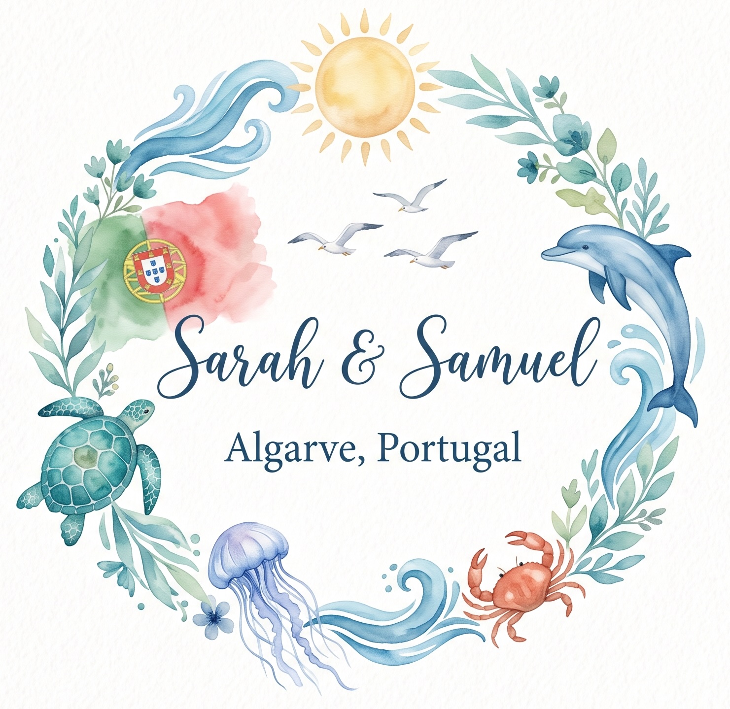 Sarah & Samuel Logo